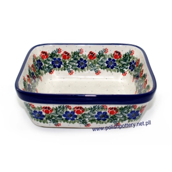 Salaterka kwadratowa 1,2L dek. 1535X Wianek